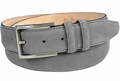 Belts.com Herren Gürtel Gr. 46, grau