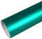 Rapid Teck® 15,79€/m Premium MATT Chrom Türkis - 50cm x 1,52m - Blasenfrei mit Luftkanälen - Auto Folierung - Car Wrapping Folie - Schwarze Folie Auto