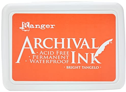 Ranger Archival Ink Pad Bright Minneola, orange, 6.9 x 9.8 x 1.8 cm
