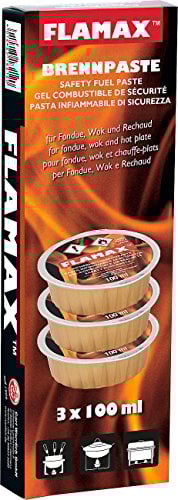 Flamax - Pasta combustibile di sicurezza, confezione da 3