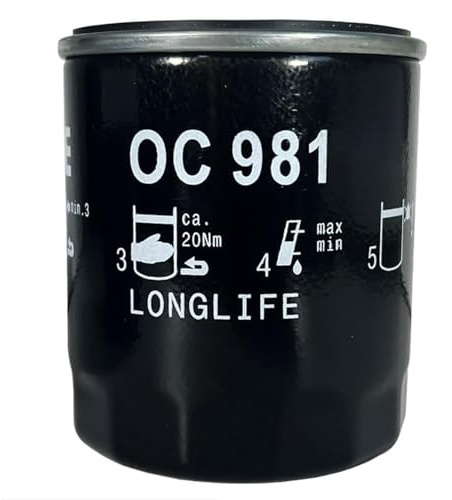 MAHLE OC 981 Ölfilter - für Skoda Favorit (781), u.a. | Kompatibel mit: AC 428 Cabriolet, AUSTIN MAESTRO Fastback, MONTEGO, MONTEGO Kombi, FORD USA MUSTANG Convertible