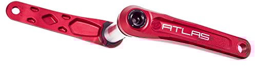 Race Face Atlas CK16AA165RED Manivela sin cubierta, rojo, 165 mm