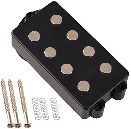 Micro chevalet magnétique double bobine 4 cordes pour guitare basse