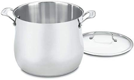 Cuisinart Contour Inoxydable Saucepot avec Couvercle en Verre