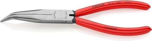 KNIPEX Mechanikerzange mit Kunststoff überzogen schwarz atramentiert 200 mm, 38 21 200