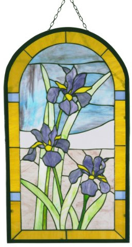 Dale Tiffany SC0076 Tresiris Art Glas-Fensterpaneel, 40,6 x 71,1 cm