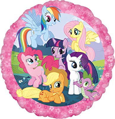 Amscan 2642101 - Standard Folienballon My Little Pony, circa 43 cm, Kindergeburtstag, Heliumballon
