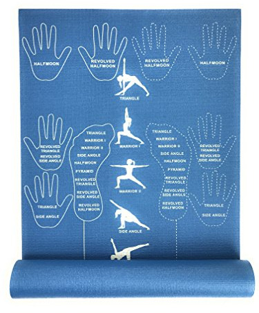CopyCat Yoga Pädagogische und lehrreiche Yogamatte