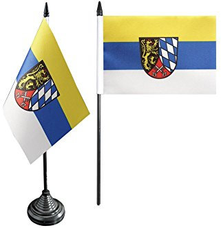 Flaggenfritze® Tischflagge Deutschland Oberpfalz - 10 x 15 cm