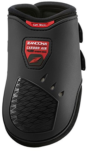 Zandonà E2115 Carbon Air Fetlock Horse Protection Gaiters, Unisex, Carbon Air Fetlock, Black