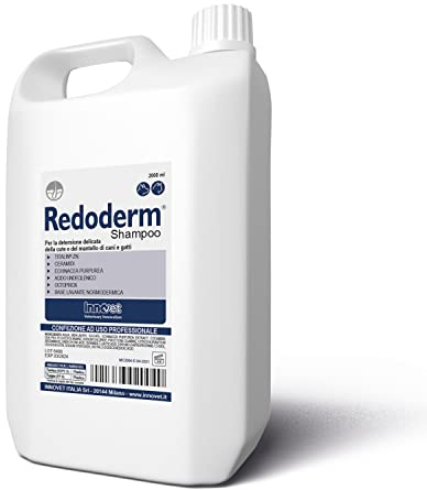 Redoderm Shampoo per la Detersione delicata della Cute e del Mantello di Cani e Gatti, mantiene l'Integrità dellla Barriera cutanea - Tanica da 2000 ml