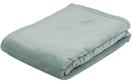 Gözze - Wohn- und Kuscheldecke, Memphis, Hohes Stoffgewicht 300 g/m², 220 x 240 cm - Aqua