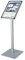 FRANKEN Infodisplay Standard A4 hoch, 80 cm Gesamthöhe, freistehend, tragbar, Aluminiumrahmen, BS0901