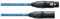 Cordial - Cavo microfono bilanciato 5 m blu XLR maschio → femmina Neutrik CMK 222 (CPM 5 FM‑BL)