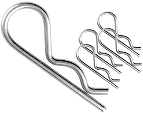 5 Stück Federstecker Edelstahl A4 2,5 mm Federsplint Stecksplint Splinte