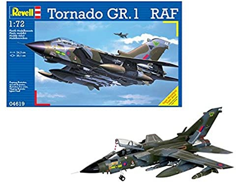 Revell- Tornado GR. 1 RAF Kit di Modelli in plastica, Escala 1:72, Colore Non Verniciato, 04619
