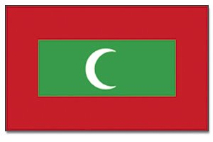Malediven Flagge Fahne 90 * 150 cm