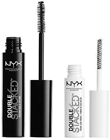 nyx Double stacked reksysteem mascara/By brillance glitter