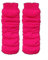 Luxurious Ladies 80's Dance Plain Ribbed Leg Warmers, Neon Leg warmers 15 Colours (Hot Pink)