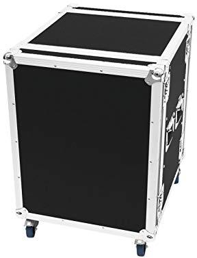 ROADINGER Amplifier Rack PR-2, 14U, 47 cm with Wheels, Flight Case for 483 mm Devices (19 Inch), Rollable