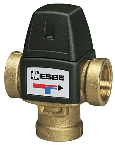 E.S.B.E Thermostat-Mischbatterie für Sanitär- und Solar, verstellbar 35-60°, 20 x 27 FFF
