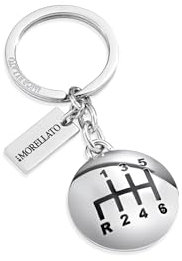 Morellato Portachiavi da uomo, Collezione Corsa, in acciaio e smalto,Idea regalo maestra - SU3030