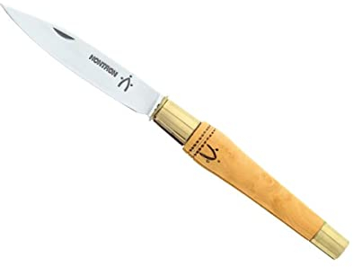 Nontron - Couteau de Poche Nontron N° 25 - Manche Double Virole en buis 11.5 cm