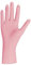 UNIGLOVES - Pink PEARL® Passgenaue Einweghandschuhe aus Nitril | Lebensmittelecht, puderfrei & latexfrei | hohe Festigkeit & Haltbarkeit | 100 Stück | Einmalhandschuh L