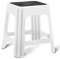 Giganplast Sgabello, Plastica, Bianco, 42 x 34 x 42 cm