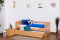 Kinderbett/Jugendbett Easy Premium Line K1/s Voll inkl. 2. Liegeplatz und 2 Abdeckblenden, 90 x 200 cm Buche Vollholz massiv Natur