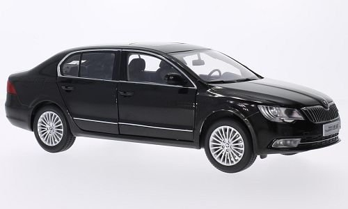 Skoda Superb, metallic-braun, 2013, Modellauto, Fertigmodell, Paudi 1:18