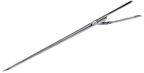 Weis Spicknadel 19 cm, Edelstahl, Silber, 19 x 5 x 2 cm