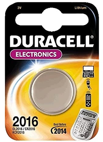 DURACELL Lithium Button Cell Electronics 2016 Blister Pack of 1