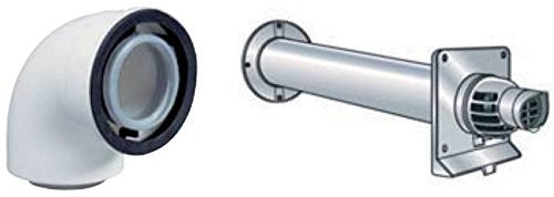 Colis de raccordement ventouse horizontale (coude + terminal) PERFINOX 073224