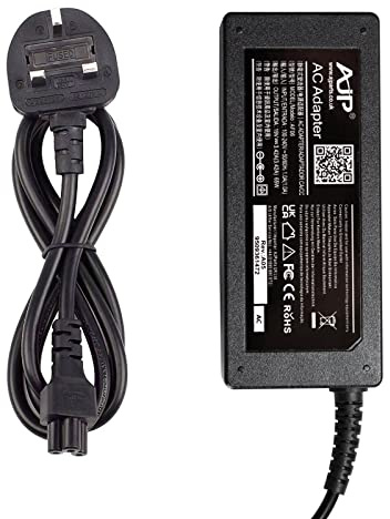 Wikiparts* New Replacement 65W 19V 3.42A AJP Brand Laptop Adapter Power Charger for TOSHIBA SATELLITE C660-258 Notebook Charging Power Supply Unit PSU Charger Adaptor