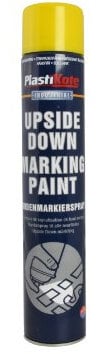 Plasti-kote 6002 750ml Upside Down Mark Paint - Yellow