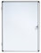 Bi-Office Vitrine d'Affichage Interieur Enclore, Tableau Blanc Magnétique Verrouillable, 720 x 674 mm, 6 x A4