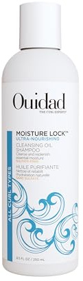 Ouidad Moisture Lock Ultra Nourishing Cleansing Oil Shampoo for Curly Hair - 8.5 fl oz, Rehydrates Dry, Damaged Curls, Color Safe Shampoo, For Women & Men, All Curl Types