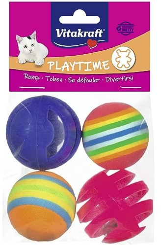 Vitakraft Pack 4 Bälle Sortiert 4 cm – Modell zufällige