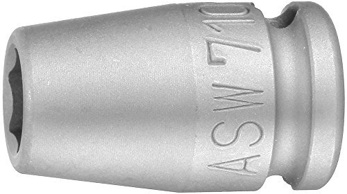 ASW 71018 Kraft-Steckschlüssel-Einsatz 3/8 Zoll 6-kant 14 mm