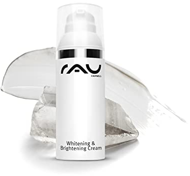RAU Whitening & Brightening Cream 50 ml - Hautaufheller Creme, Entfernen von Sommersprossen, Pigment- und Altersflecken