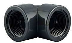 PVC-Winkel 90° mit IG 2