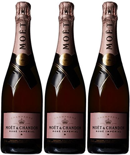 Moët & Chandon Rose Imperial Non Vintage Champagne 75 cl (Case of 3)