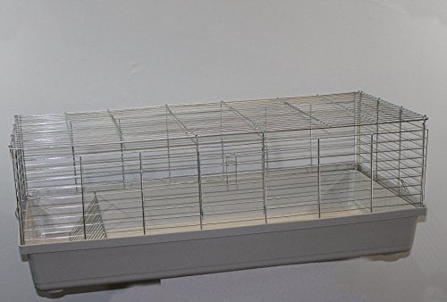 H1,20 m Hasenkäfig Nagerkäfig Kaninchenkäfig Käfig Stall Meerschweinchen weiß