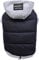 Doggy Dolly W109 Hundejacke Wasserabweisend mit Kapuze, schwarz/grau, Wintermantel/Winterjacke, Größe : XS