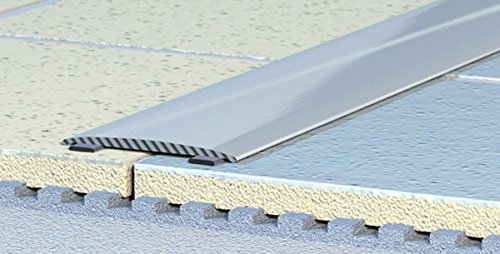 Übergangsprofil, Abschlussprofil, extra flach - 38 x 2 mm-selbstklebend (C 05) - Alu-eloxiert: Bronze (10)