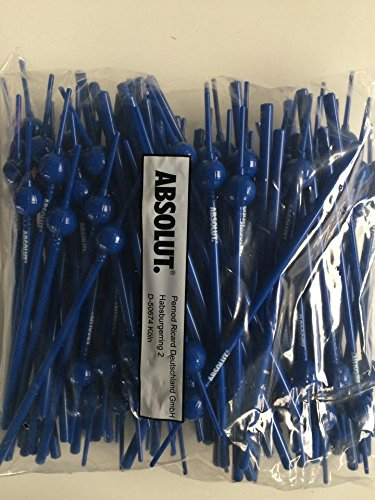Absolut Vodka 100x Cocktail Stirrer Stäbchen OVP