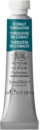 Winsor & Newton 5 ml Tube Professional Water Colour, Cobalt Turquoise