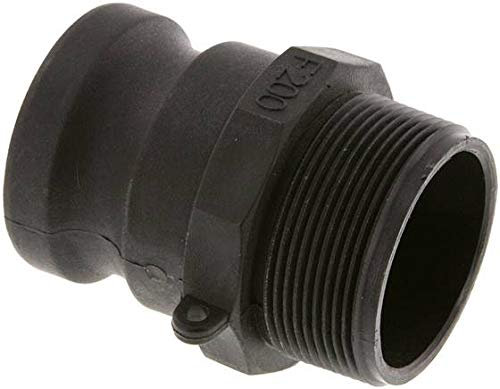 Kamlock-Stecker (F) R 2(AG), Polypropylen Werkstoff:Polypropylen* Gewinde:R 2 DN:50 (2) mm PN:6