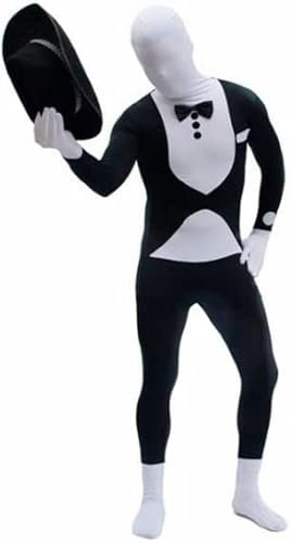 GOODS+GADGETS Spandex Lycra Body Suit Esmoquin Mayordomo Traje de Cuerpo Entero Talla M